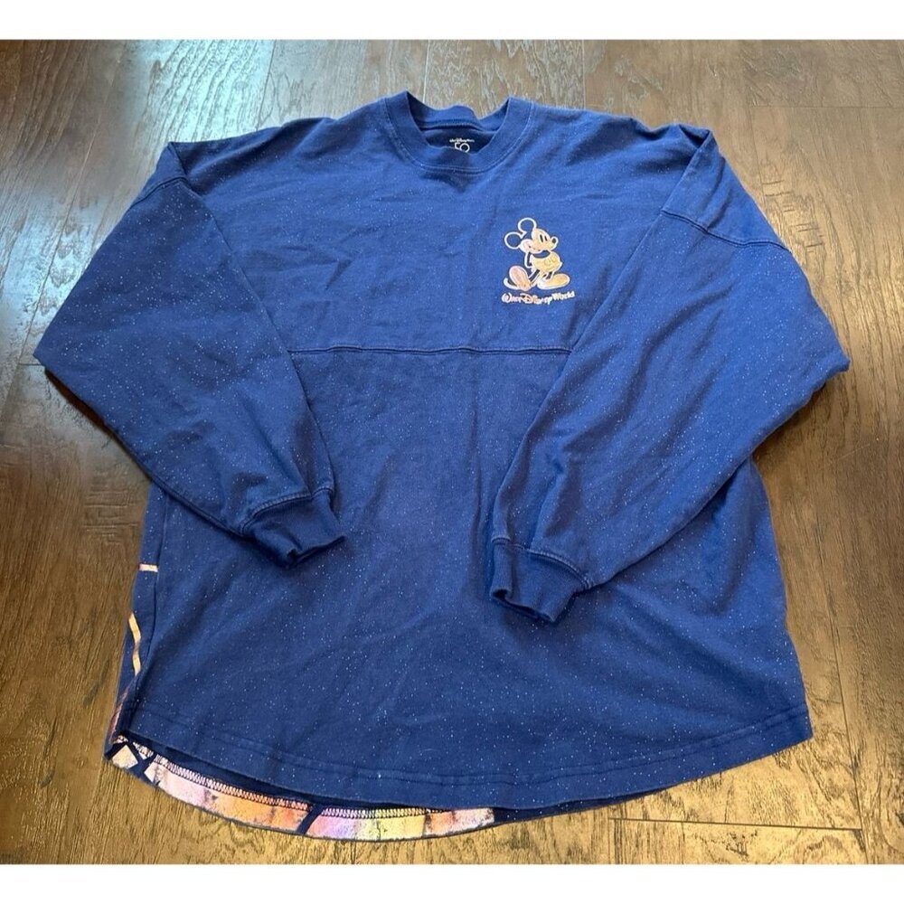 Walt Disney World Magic Kingdom 50th Anniversary Spirit Jersey Blue